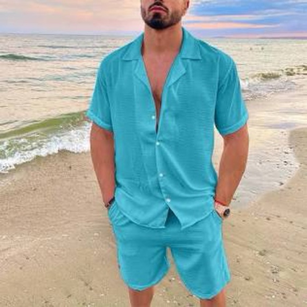 NWT Forever 21 fleece teal blue shorts